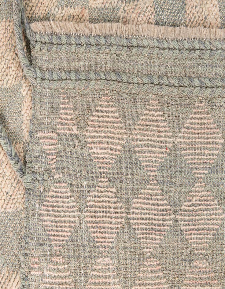 Detail image of  4' x 5' 9  Hand Knotted Moroccan Wool Rug