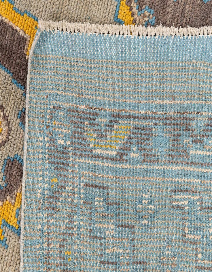 Detail image of  8' 7 x 12' 3  Hand Knotted Moroccan Wool Rug
