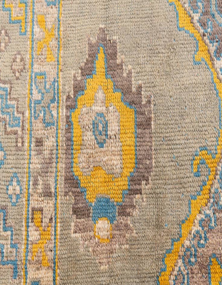 Detail image of  8' 7 x 12' 3  Hand Knotted Moroccan Wool Rug