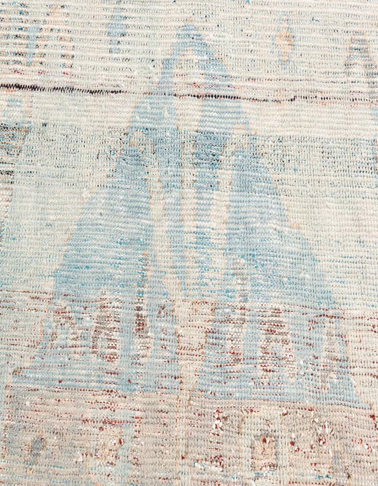 Detail image of  8' 9 x 11' 5  Hand Knotted Moroccan Wool Rug