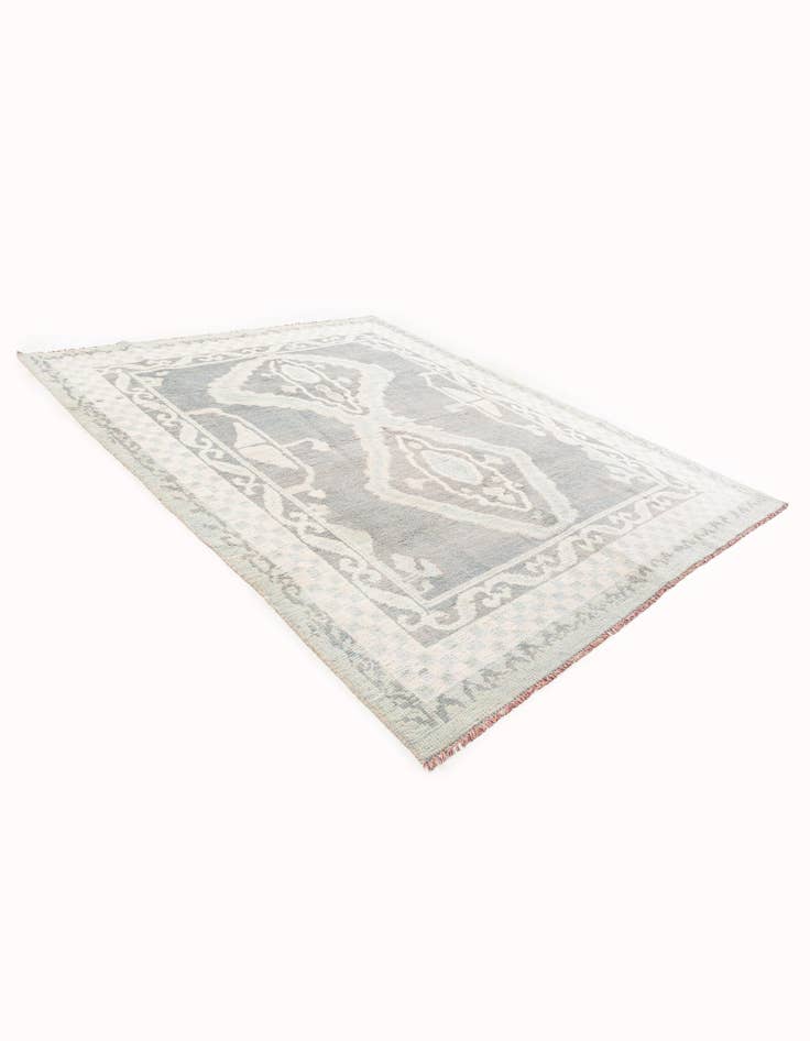 Detail image of  8' x 9' 10  Hand Knotted Moroccan Wool Rug