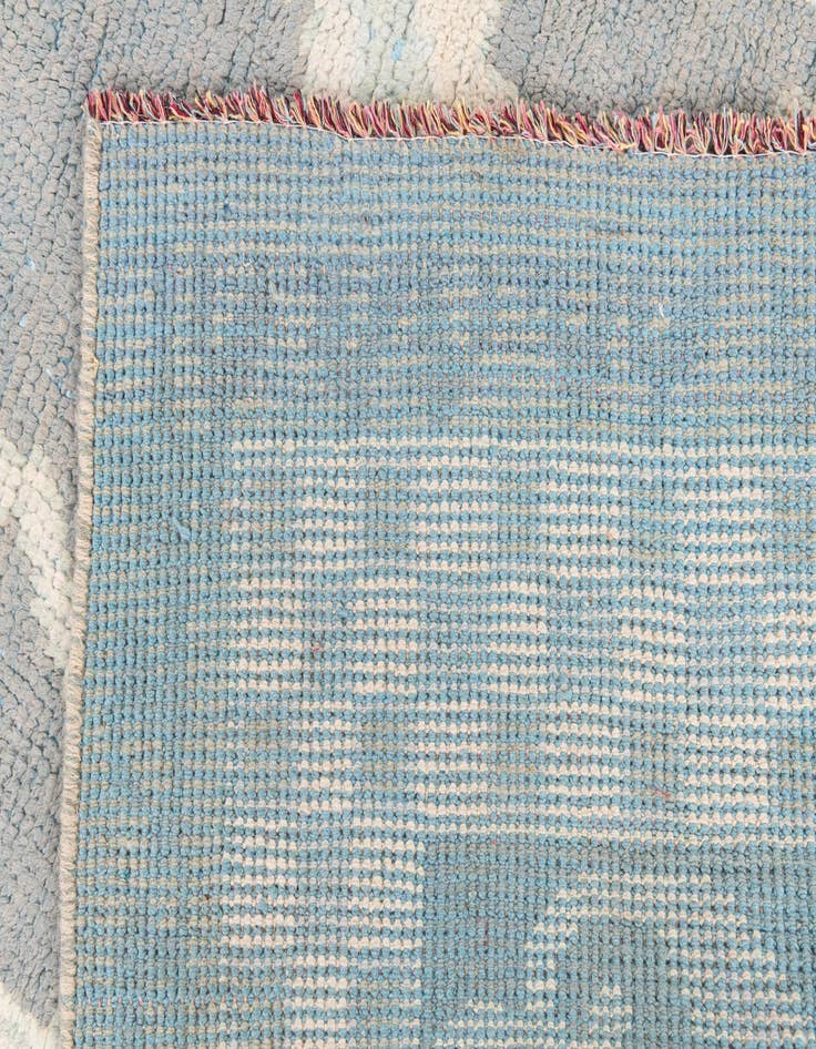 Detail image of  8' x 9' 10  Hand Knotted Moroccan Wool Rug