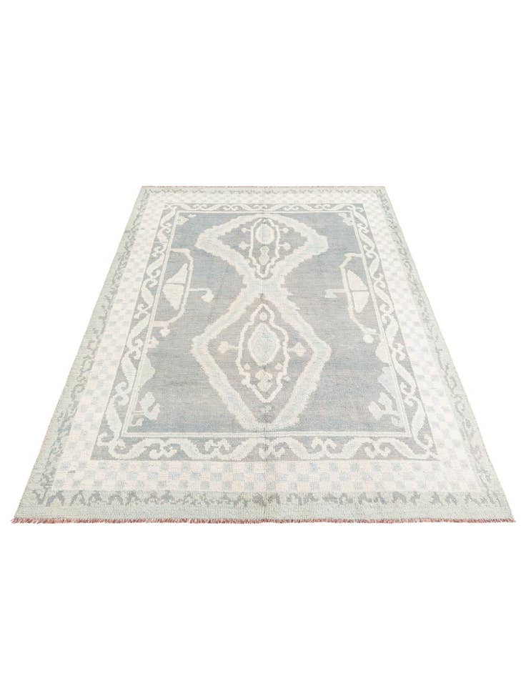 Detail image of  8' x 9' 10  Hand Knotted Moroccan Wool Rug