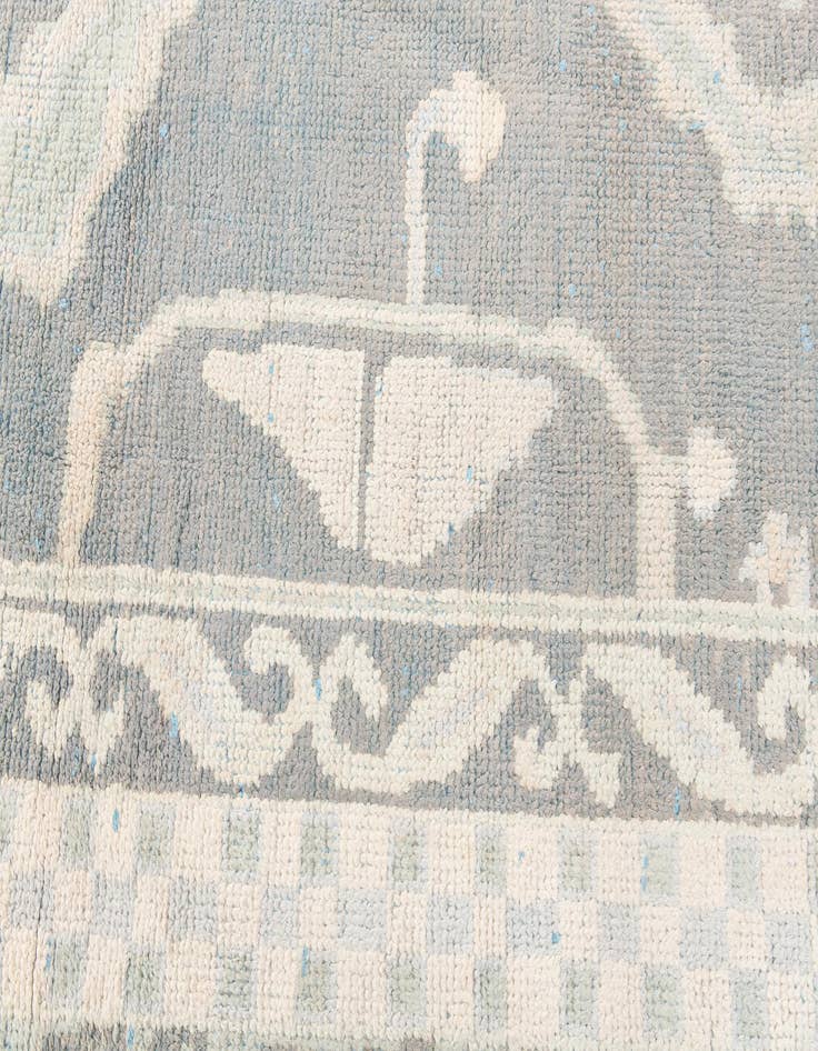 Detail image of  8' x 9' 10  Hand Knotted Moroccan Wool Rug