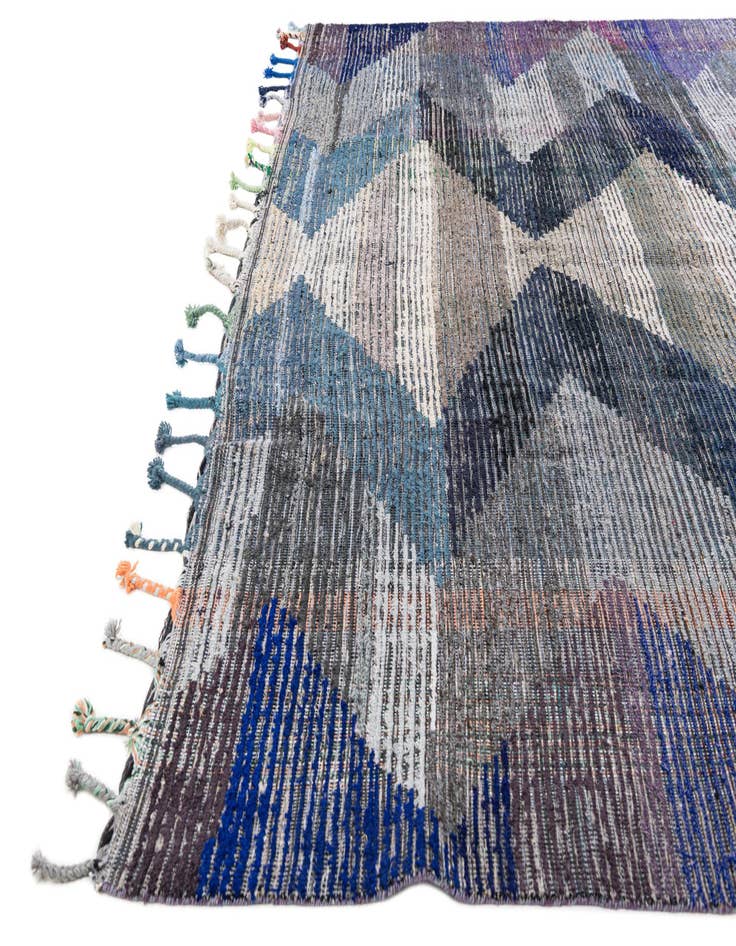 Detail image of  9' 2 x 12' 4  Hand Knotted Moroccan Wool Rug