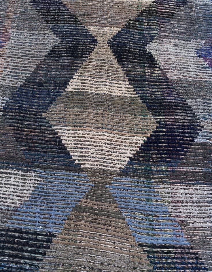 Detail image of  9' 2 x 12' 4  Hand Knotted Moroccan Wool Rug