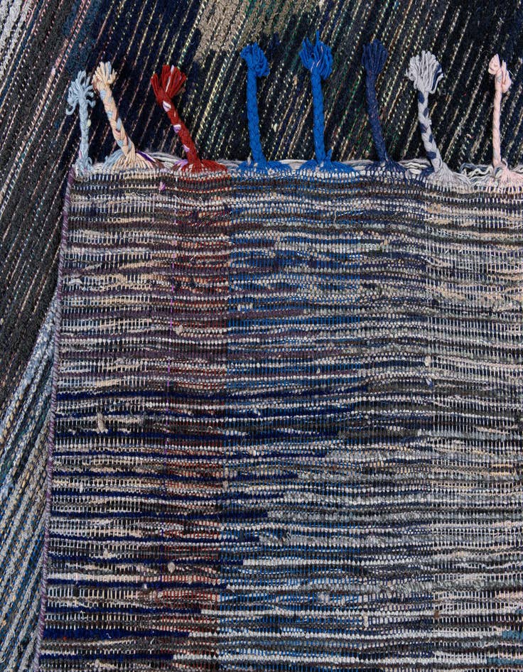 Detail image of  9' 2 x 12' 4  Hand Knotted Moroccan Wool Rug