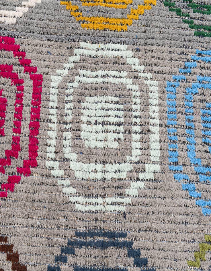 Detail image of  5' x 7' 8  Hand Knotted Moroccan Wool Rug