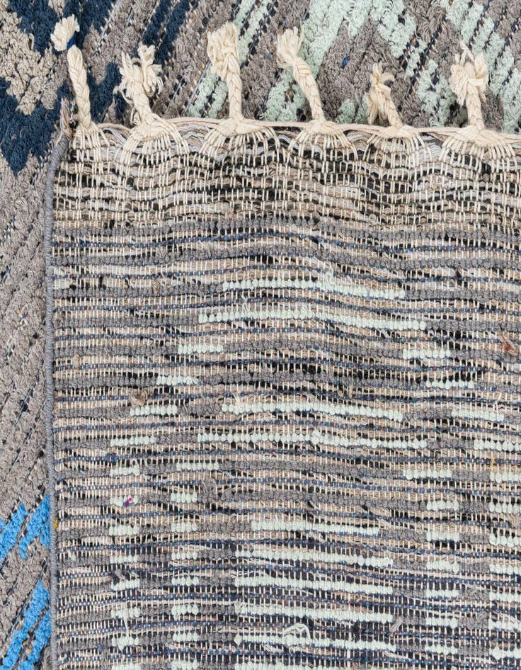 Detail image of  5' x 7' 8  Hand Knotted Moroccan Wool Rug