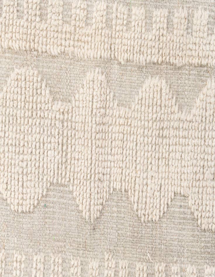 Detail image of  9' x 12' 2  Hand Knotted Moroccan Wool Rug