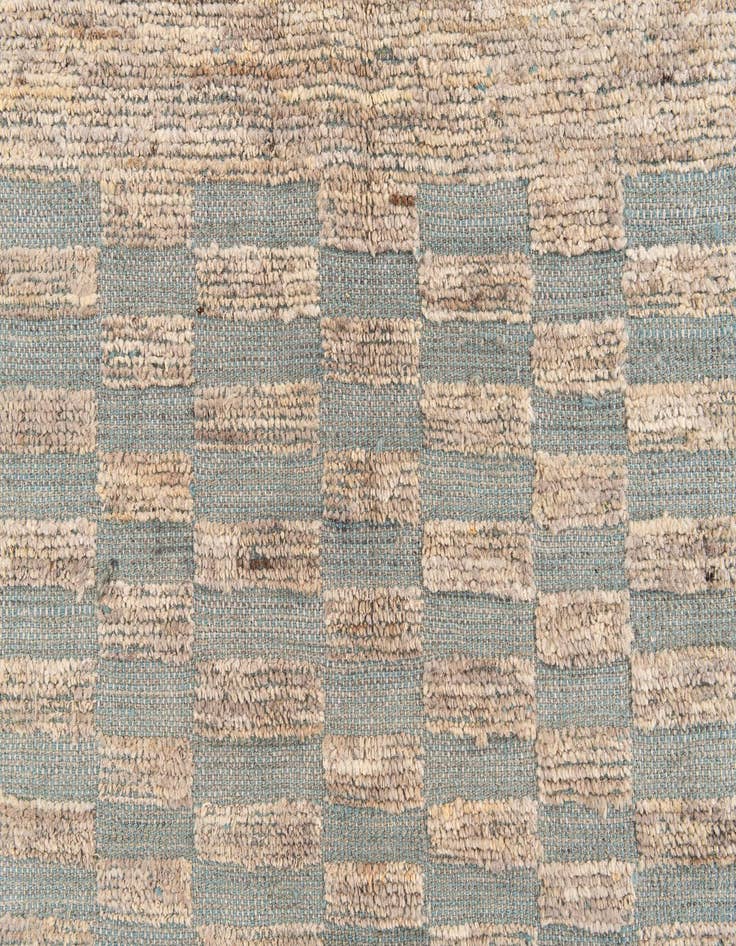 Detail image of  5' 4 x 7' 2  Hand Knotted Moroccan Wool Rug