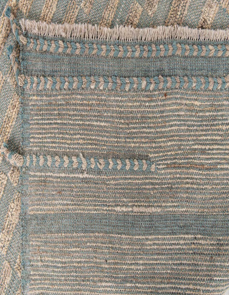 Detail image of  5' 4 x 7' 2  Hand Knotted Moroccan Wool Rug