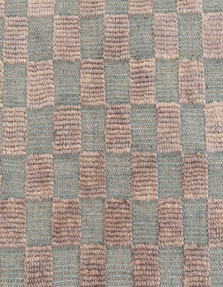 Detail image of  5' x 7'  Hand Knotted Moroccan Wool Rug
