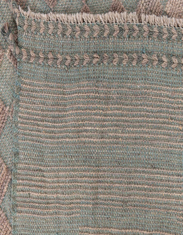 Detail image of  5' x 7'  Hand Knotted Moroccan Wool Rug