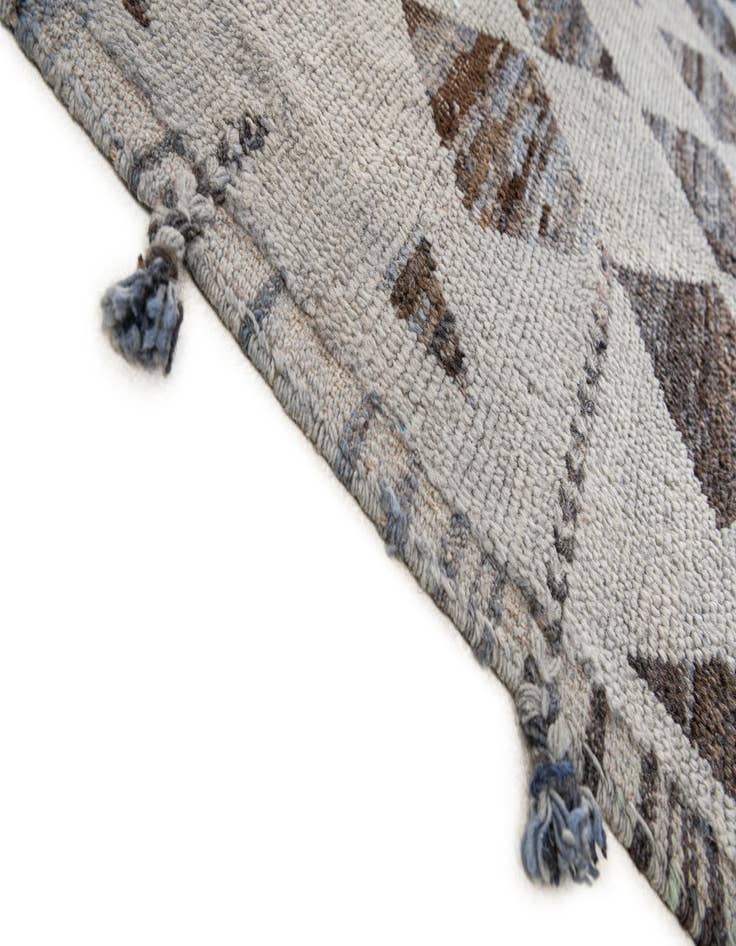 Detail image of  9' 3 x 12'  Hand Knotted Moroccan Wool Rug