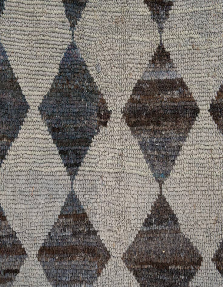 Detail image of  9' 3 x 12'  Hand Knotted Moroccan Wool Rug