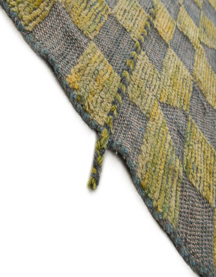 Detail image of  8' 10 x 12'  Hand Knotted Moroccan Wool Rug