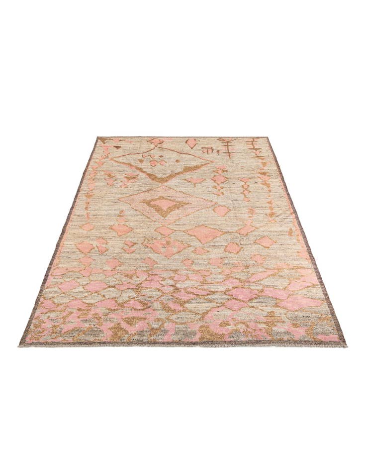 Detail image of  9' 4 x 12' 3  Hand Knotted Moroccan Wool Rug