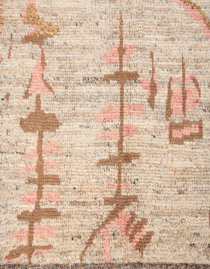 Detail image of  9' 4 x 12' 3  Hand Knotted Moroccan Wool Rug