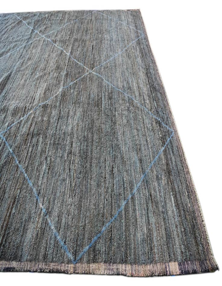 Detail image of  13' 3 x 20' 3  Hand Knotted Moroccan Wool Rug