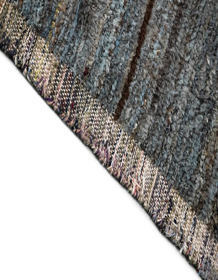 Detail image of  13' 3 x 20' 3  Hand Knotted Moroccan Wool Rug