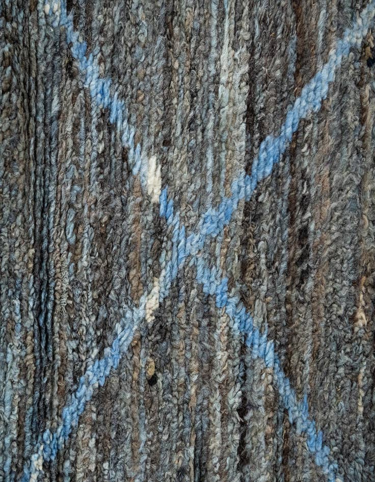 Detail image of  13' 3 x 20' 3  Hand Knotted Moroccan Wool Rug