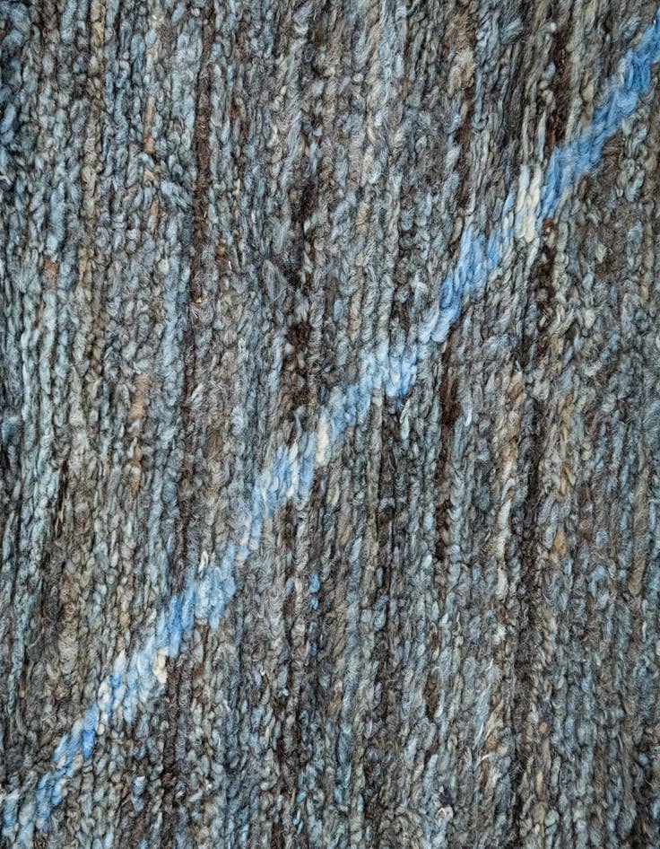 Detail image of  13' 3 x 20' 3  Hand Knotted Moroccan Wool Rug