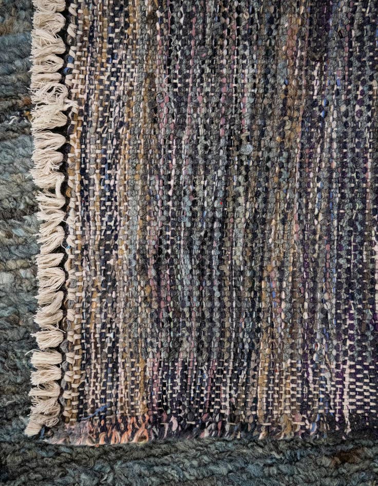 Detail image of  13' 3 x 20' 3  Hand Knotted Moroccan Wool Rug