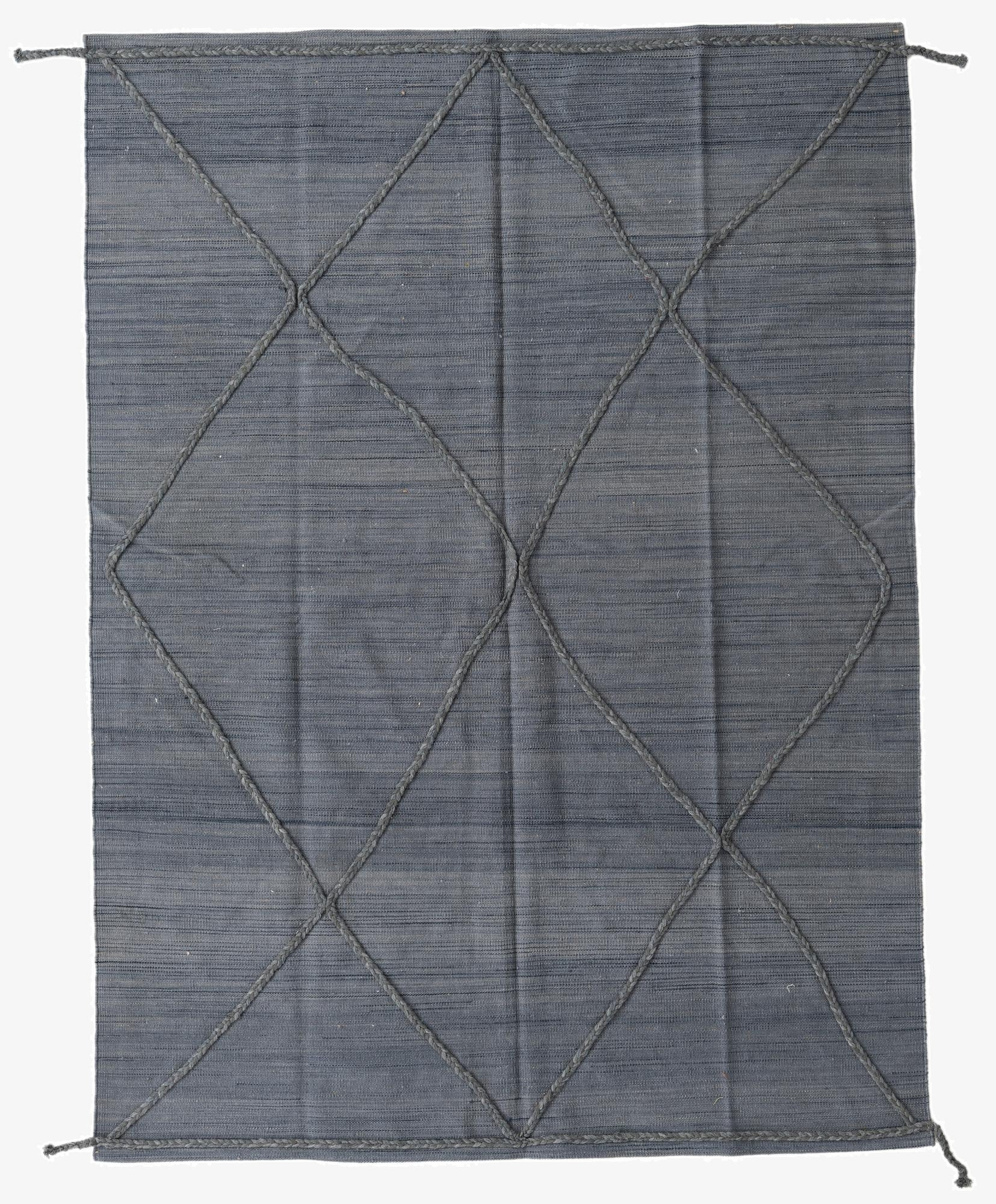  5' 9 x 7' 10  Hand Knotted Moroccan Wool Rug