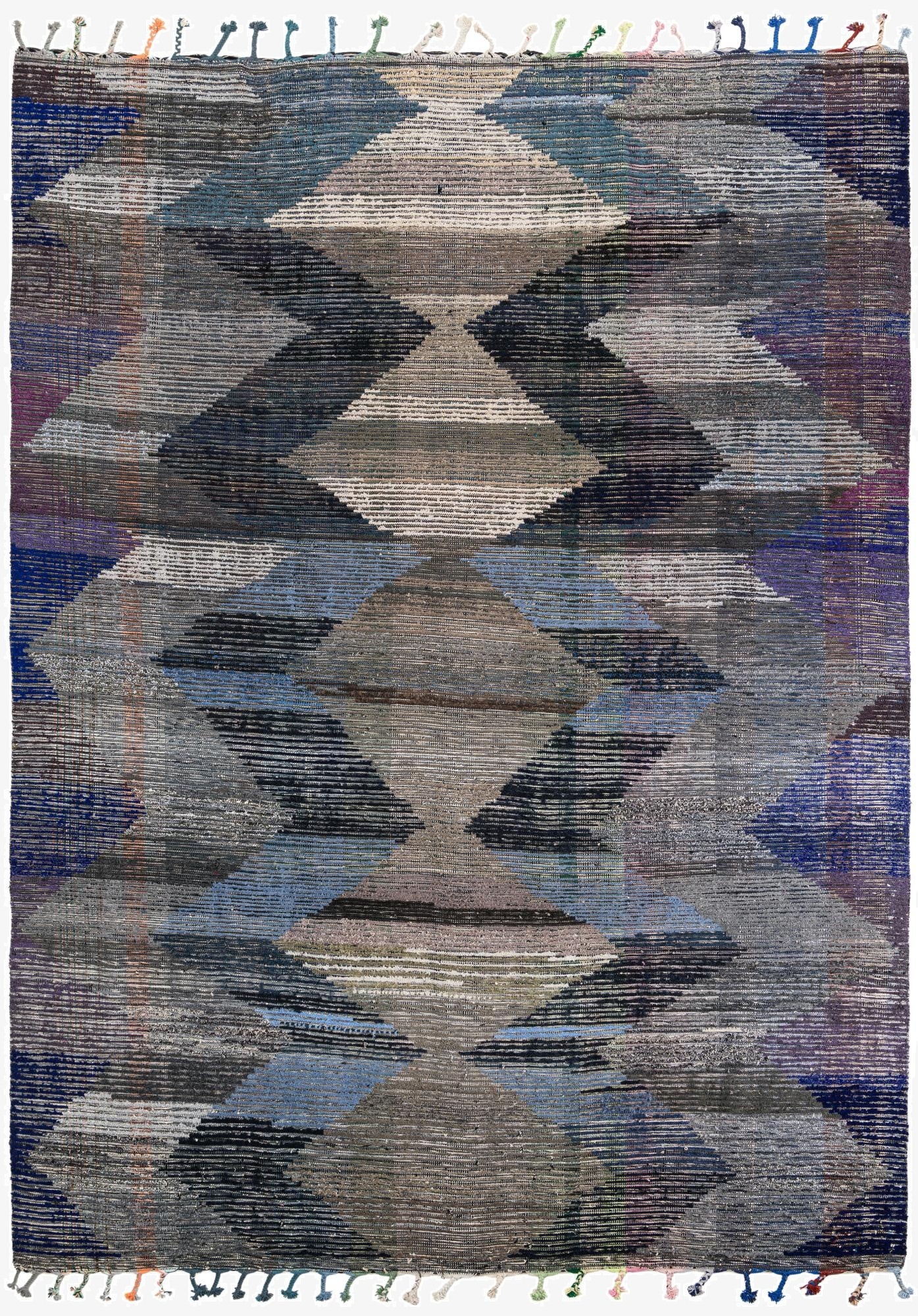  9' 2 x 12' 4  Hand Knotted Moroccan Wool Rug