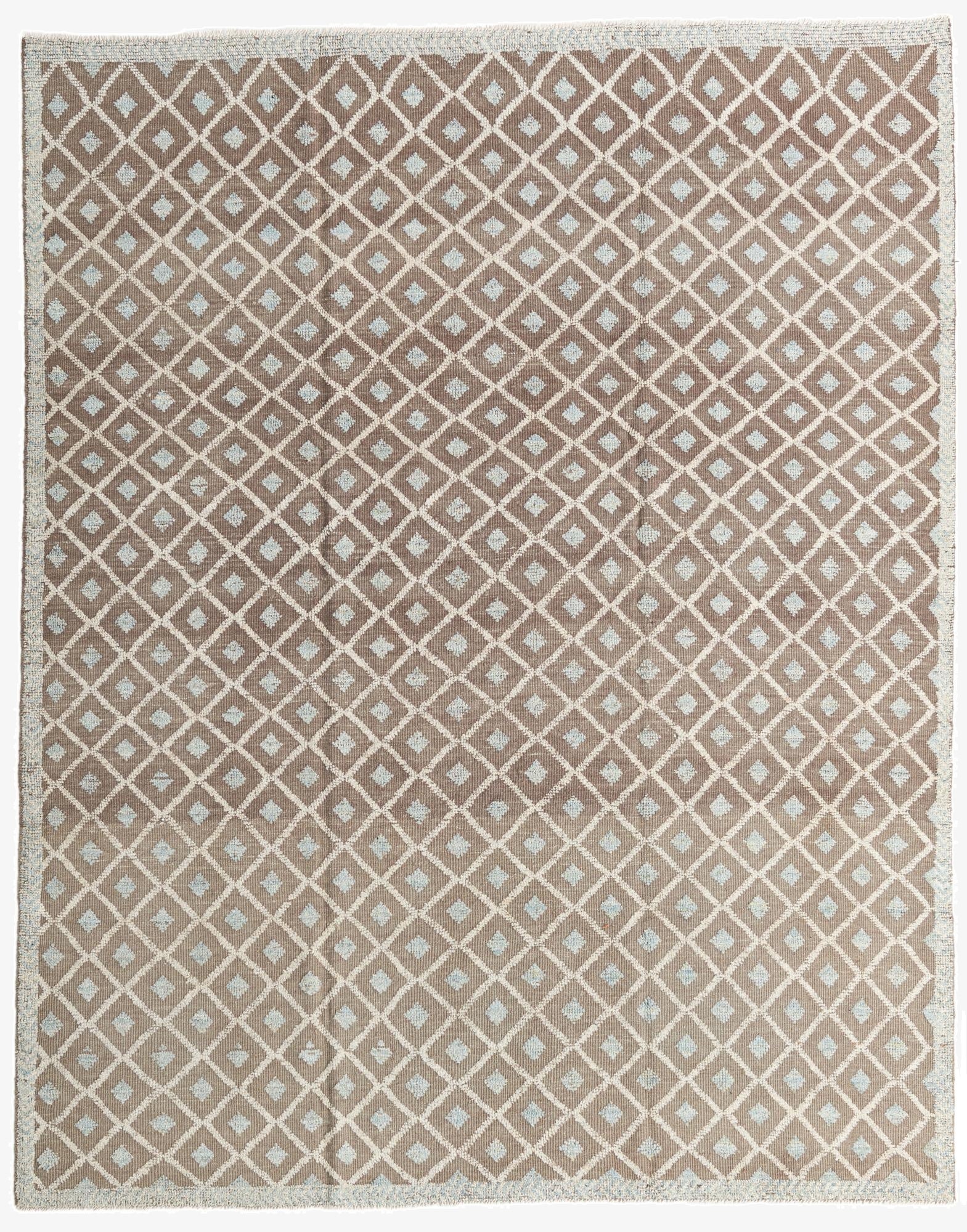  8' x 10' 1  Hand Knotted Moroccan Wool Rug
