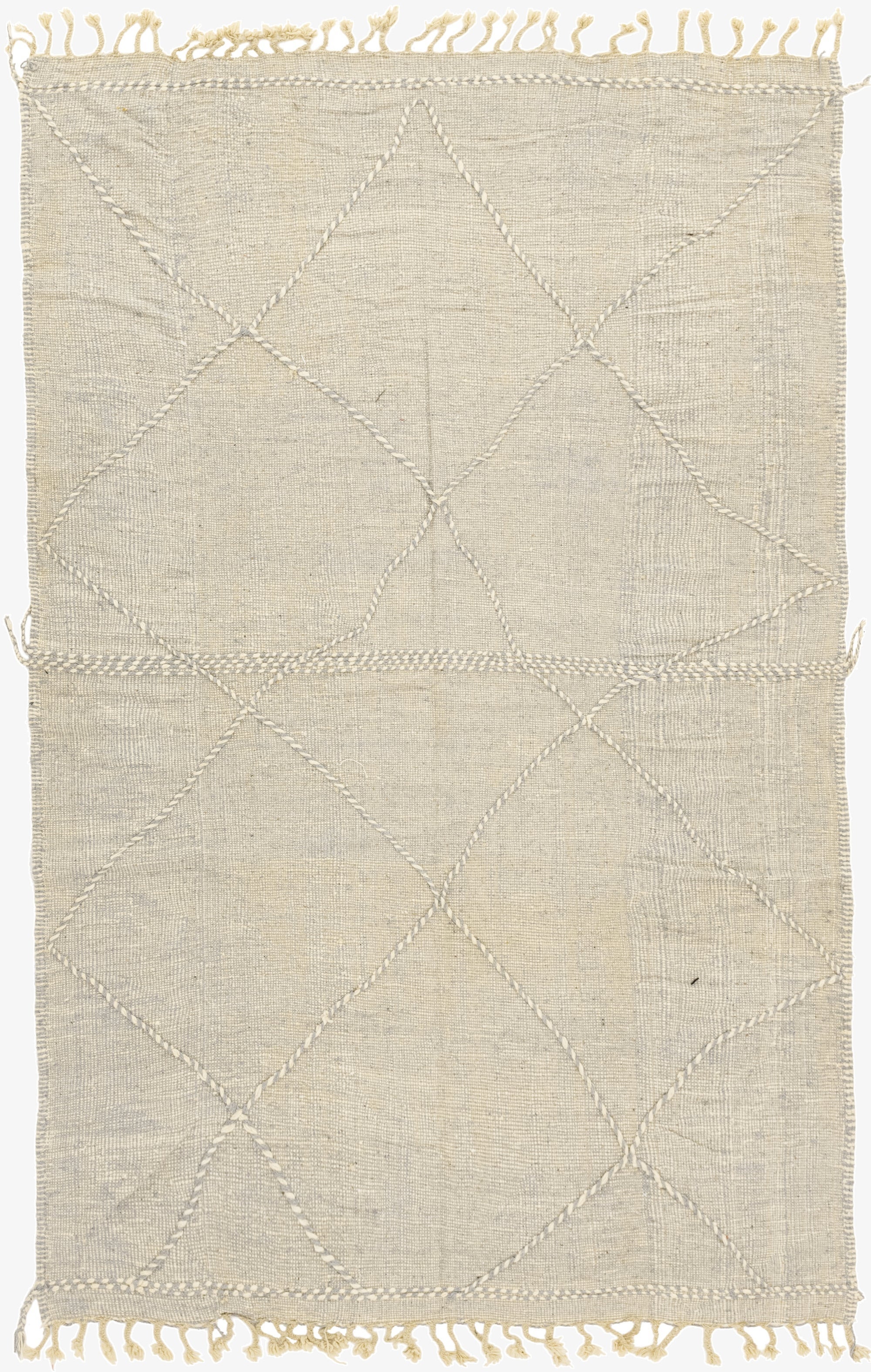  7' 5 x 10' 9  Hand Knotted Moroccan Wool Rug