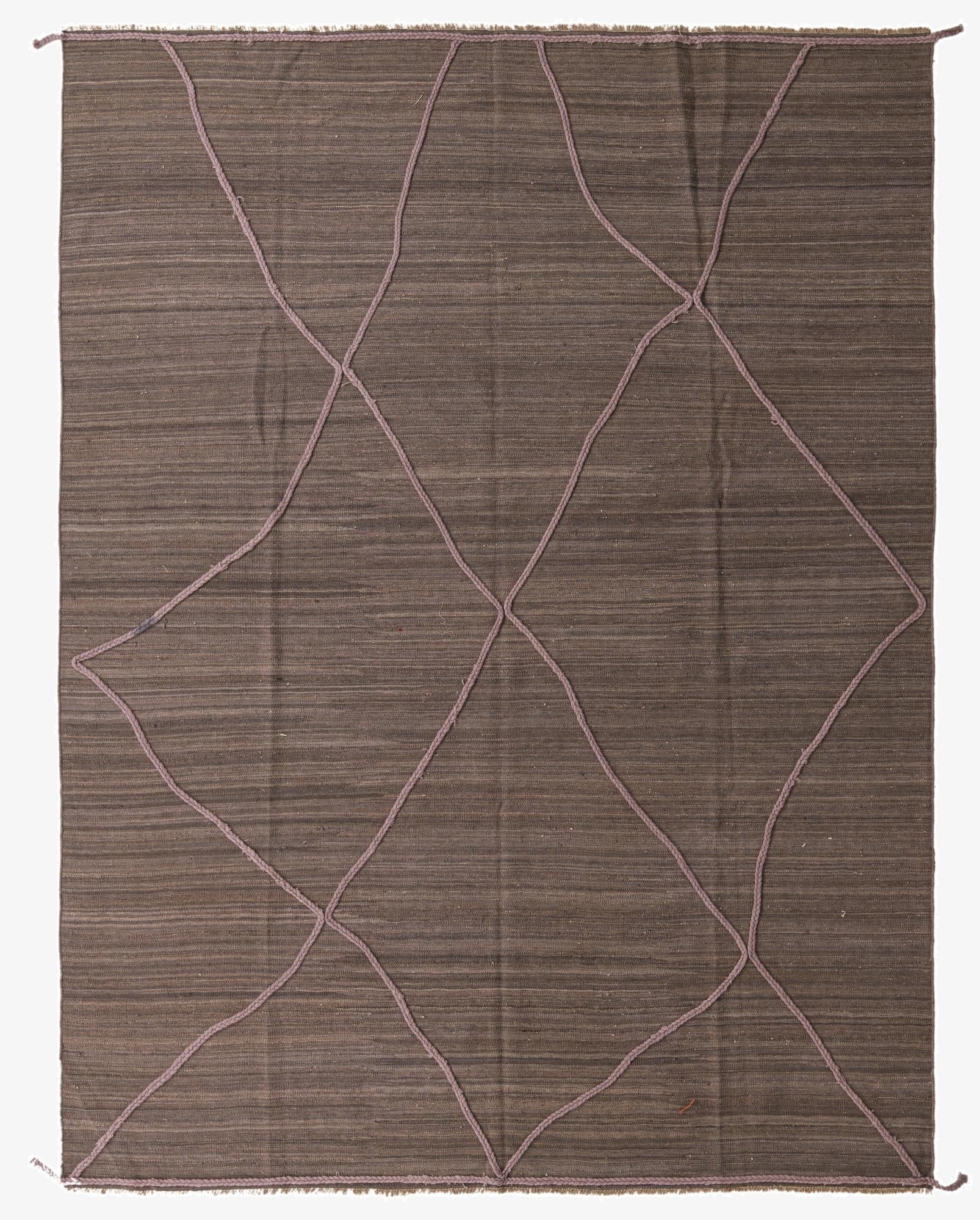  8' 2 x 11'  Hand Knotted Moroccan Wool Rug