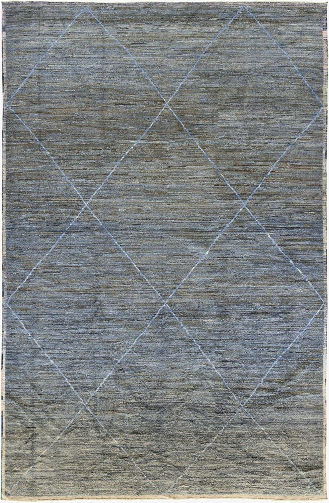  13' 3 x 20' 3  Hand Knotted Moroccan Wool Rug