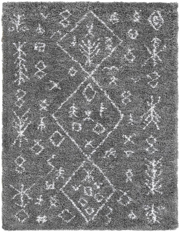 Detail image of  5' x 8' Moroccan Shag Rug