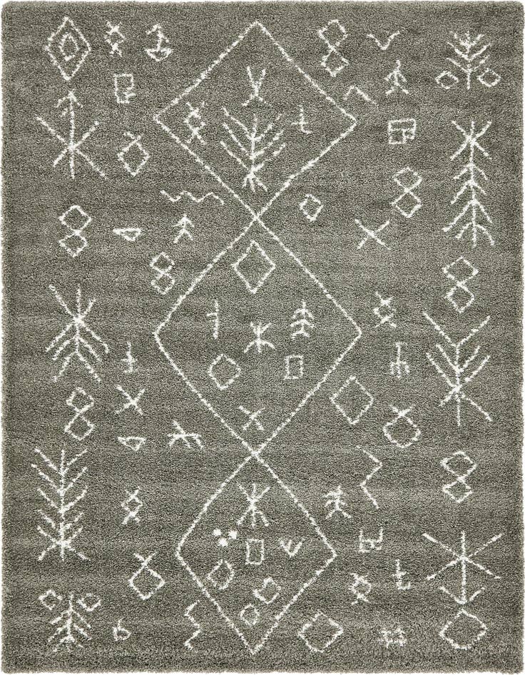 Detail image of  9' x 12' 2 Moroccan Shag Rug