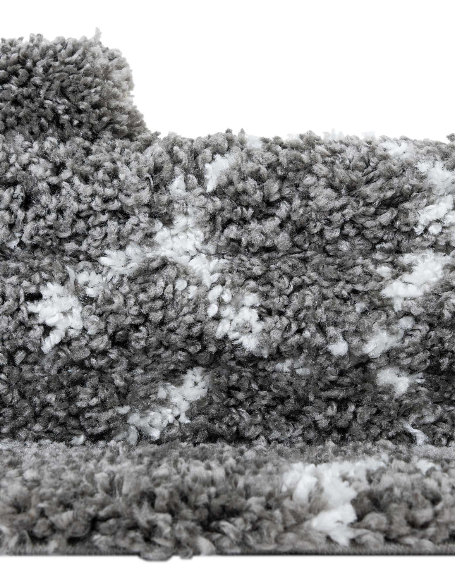 Primary image  Custom Gray Moroccan Shag Rug