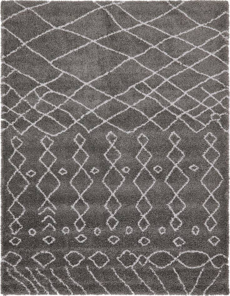 Detail image of  9' x 12' 2 Moroccan Shag Rug