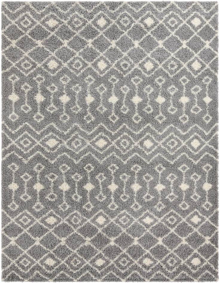 Detail image of  10' x 14' Moroccan Trellis Shag Rug