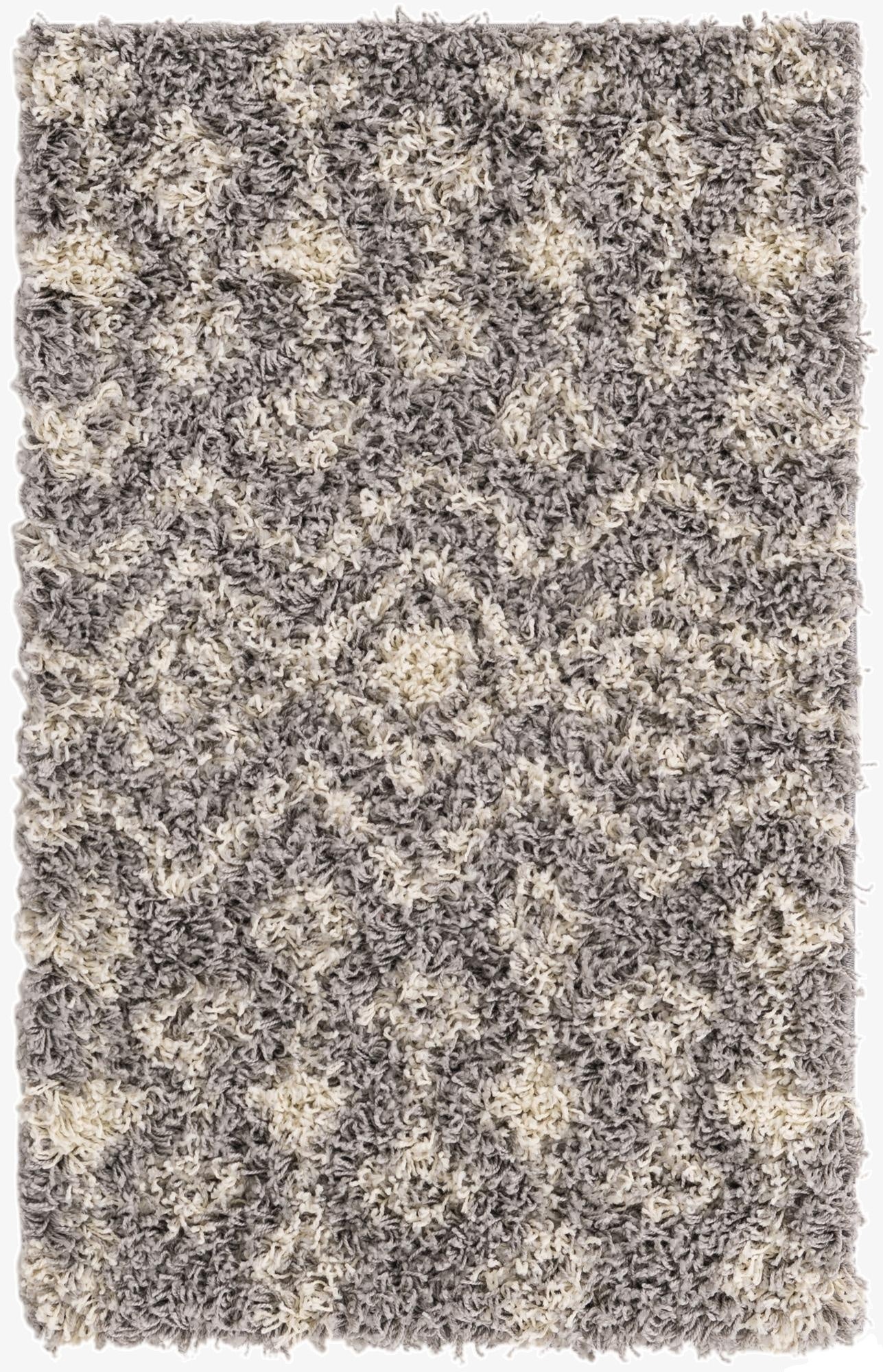  2' x 3' Moroccan Trellis Shag Rug