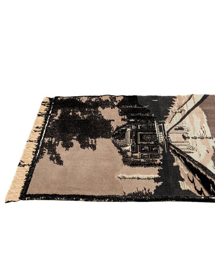 Detail image of  4' 6 x 6' 6 Neda Wool Rug