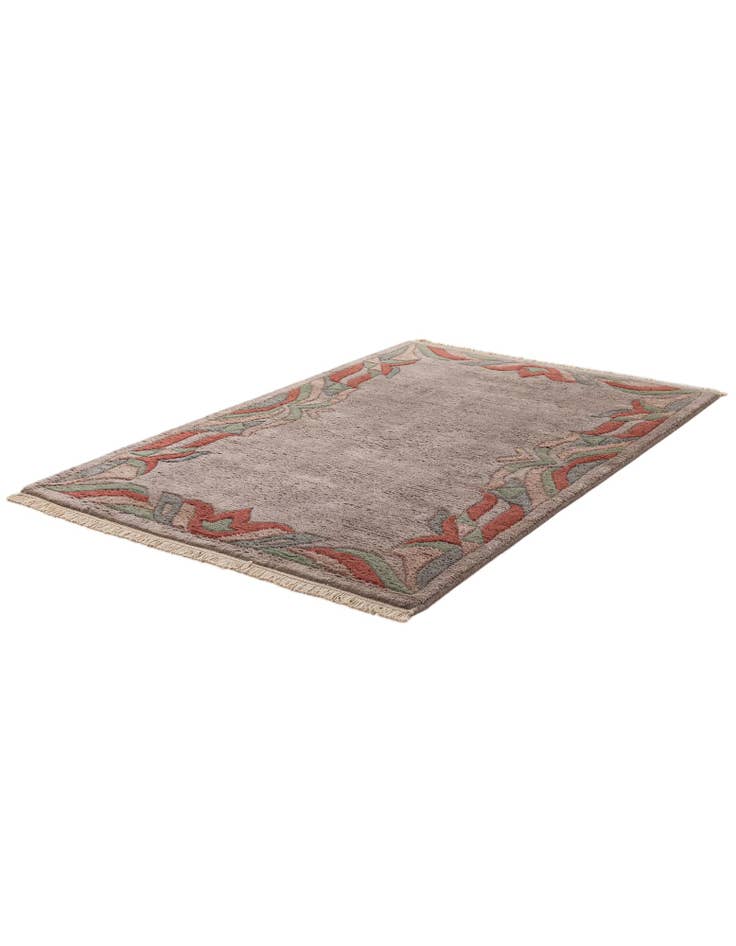 Detail image of  4' x 6'  Hand Knotted Nepal Wool Rug