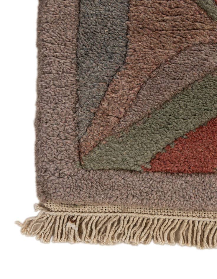 Detail image of  4' x 6'  Hand Knotted Nepal Wool Rug