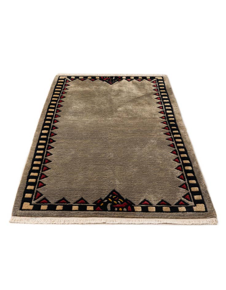 Detail image of  3' x 5' 5  Hand Knotted Nepal Wool Rug