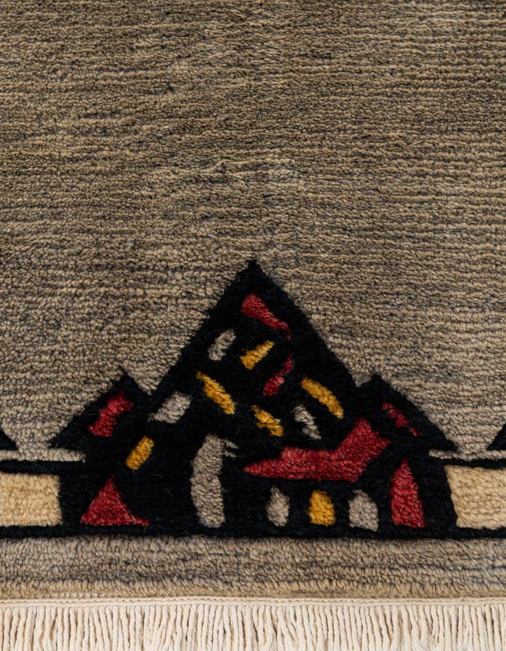 Detail image of  3' x 5' 5  Hand Knotted Nepal Wool Rug