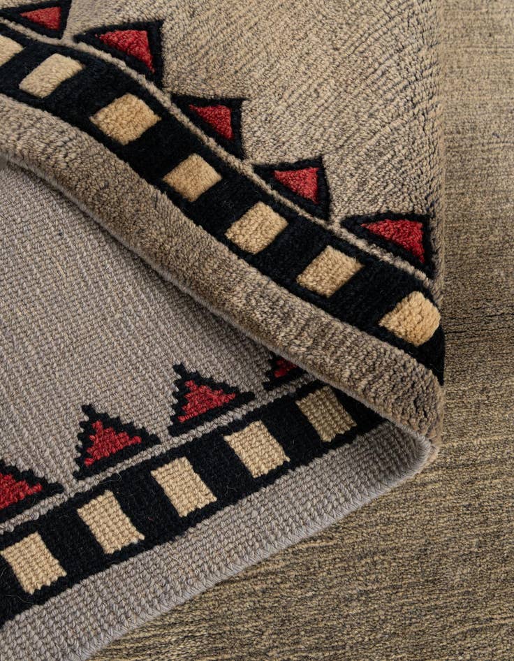 Detail image of  3' x 5' 5  Hand Knotted Nepal Wool Rug