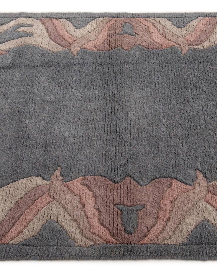 Detail image of  4' x 5' 9  Hand Knotted Nepal Wool Rug