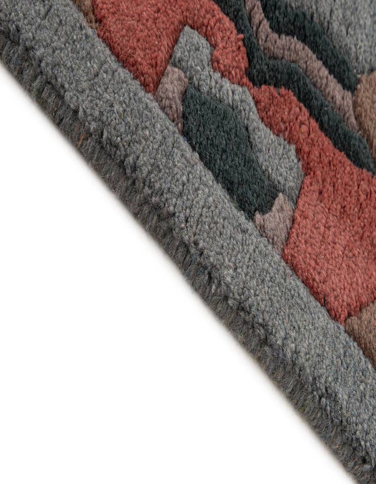 Detail image of  4' x 5' 11  Hand Knotted Nepal Wool Rug