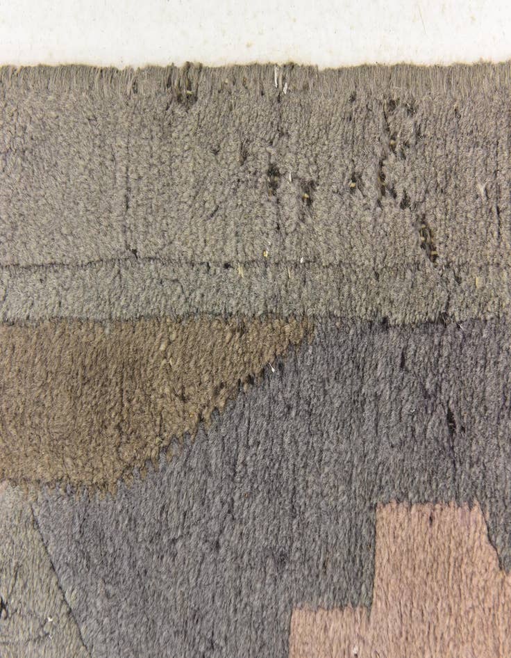 Detail image of  8' x 11' 2  Hand Knotted Nepal Wool Rug