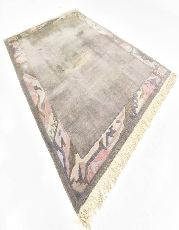 Detail image of  8' x 11' 2  Hand Knotted Nepal Wool Rug